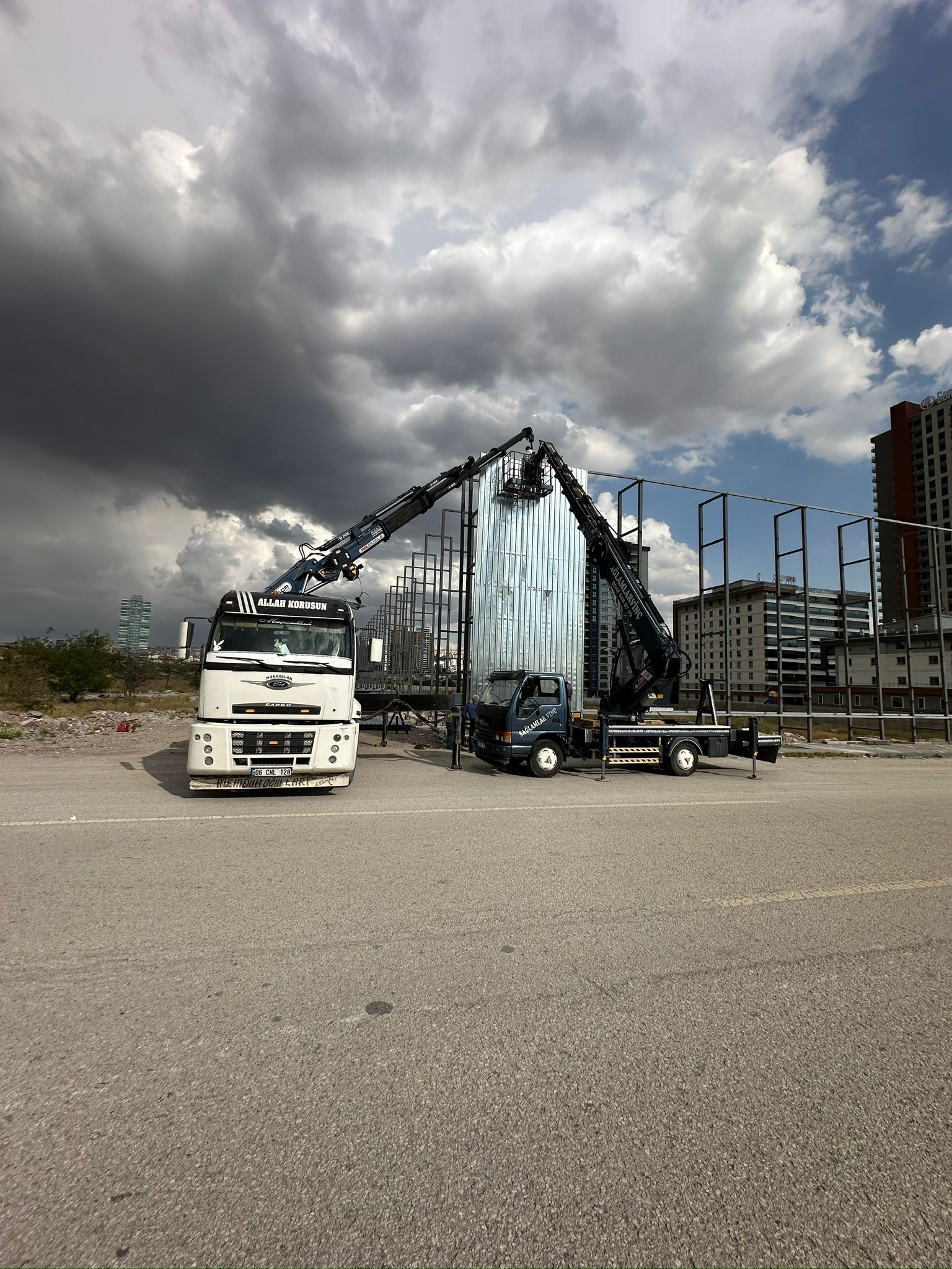 Ankara 35 tonluk vinç Projesi - Sağlamlar Vinç Hizmetleri