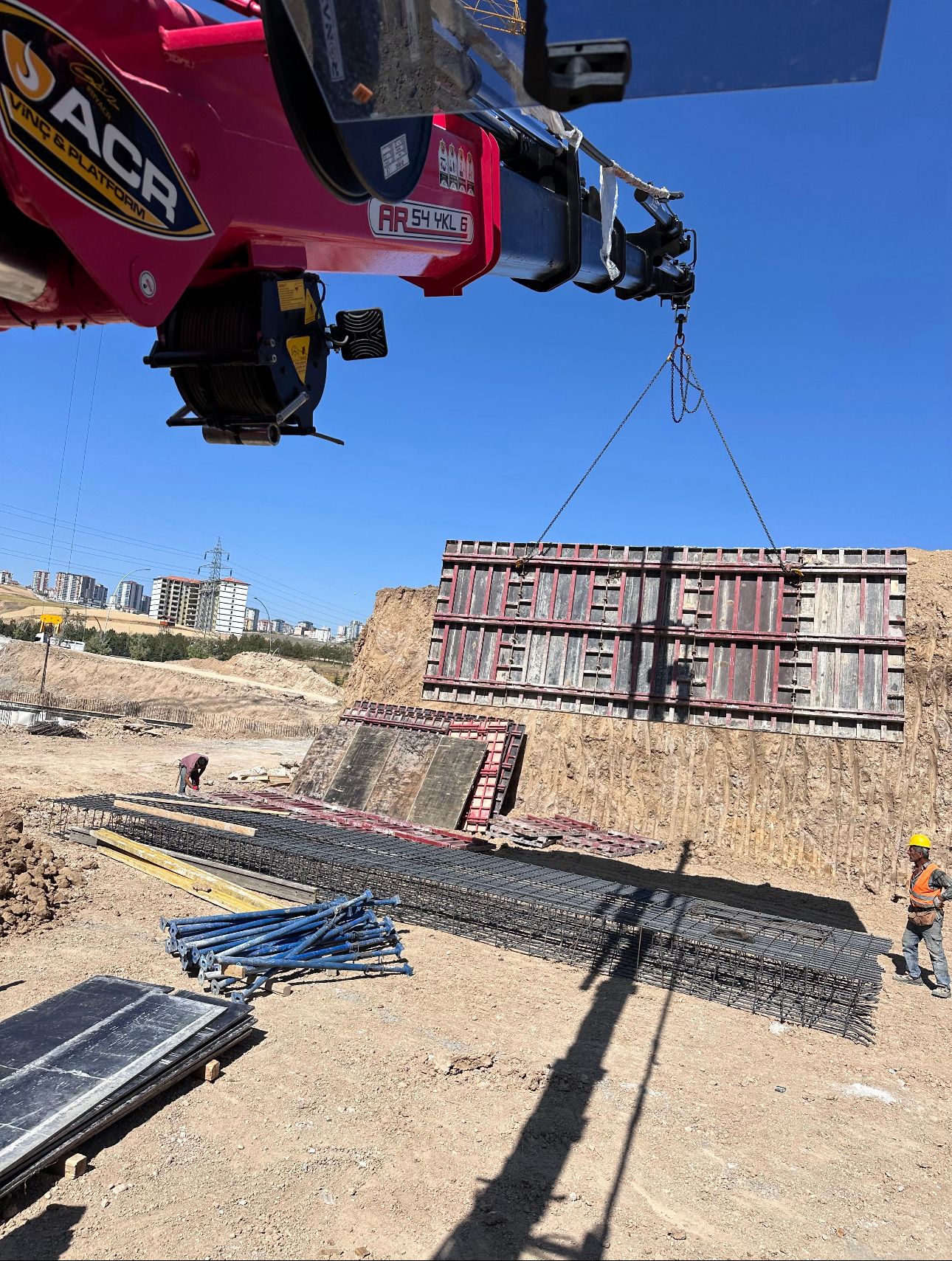 Ankara 35 tonluk vinç Projesi - Sağlamlar Vinç Hizmetleri