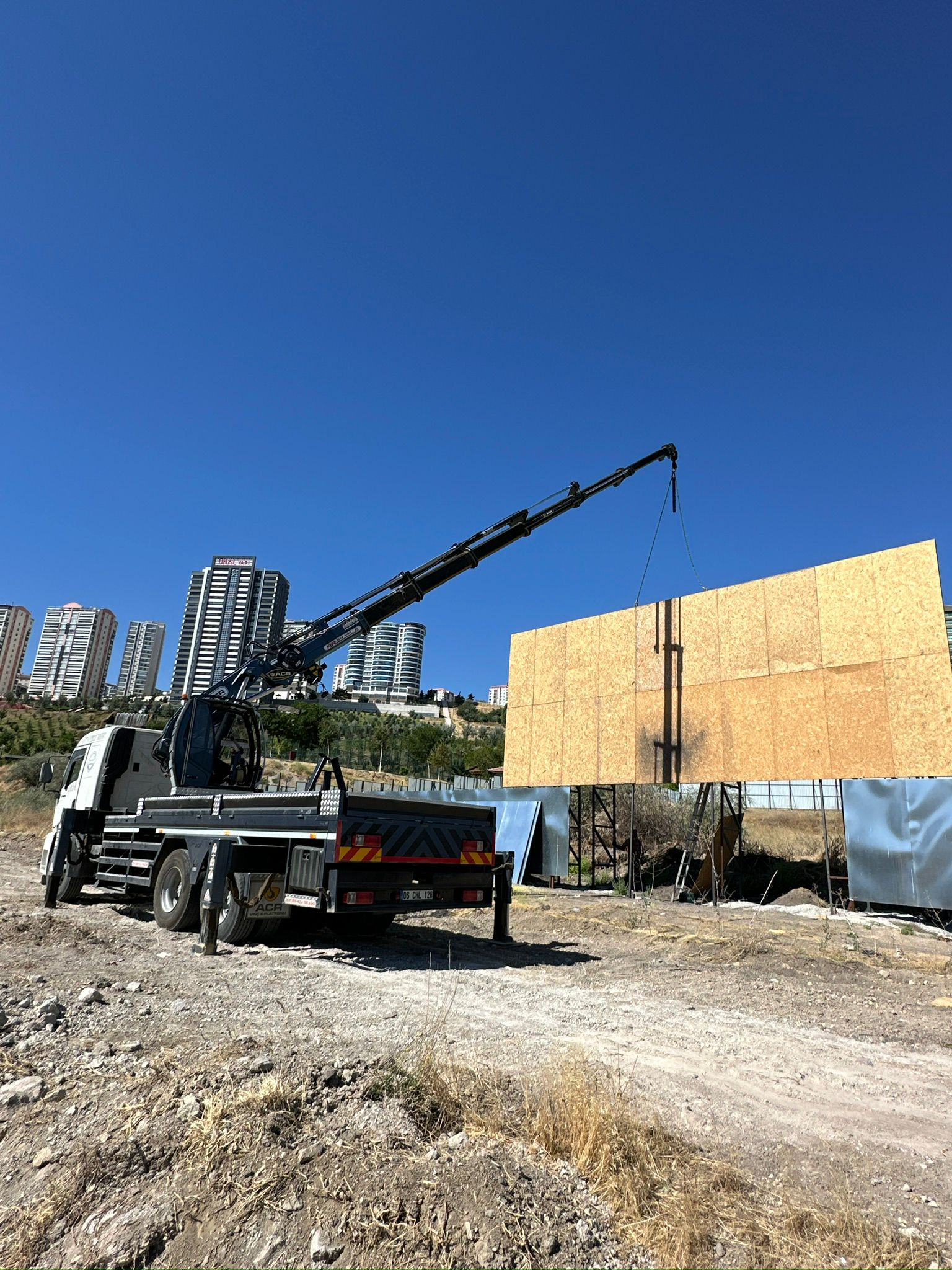 Ankara 35 tonluk vinç Projesi - Sağlamlar Vinç Hizmetleri